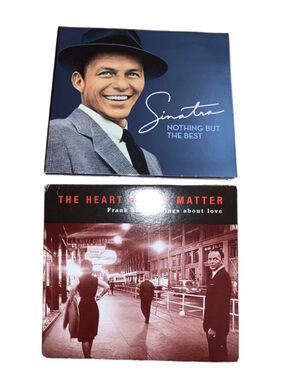 Frank Sinatra Nothing But The Best & The Heart of the Matter CDs One Size Blue